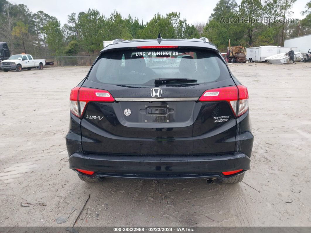 2019 Honda Hr-v Sport Черный vin: 3CZRU6H16KG707365