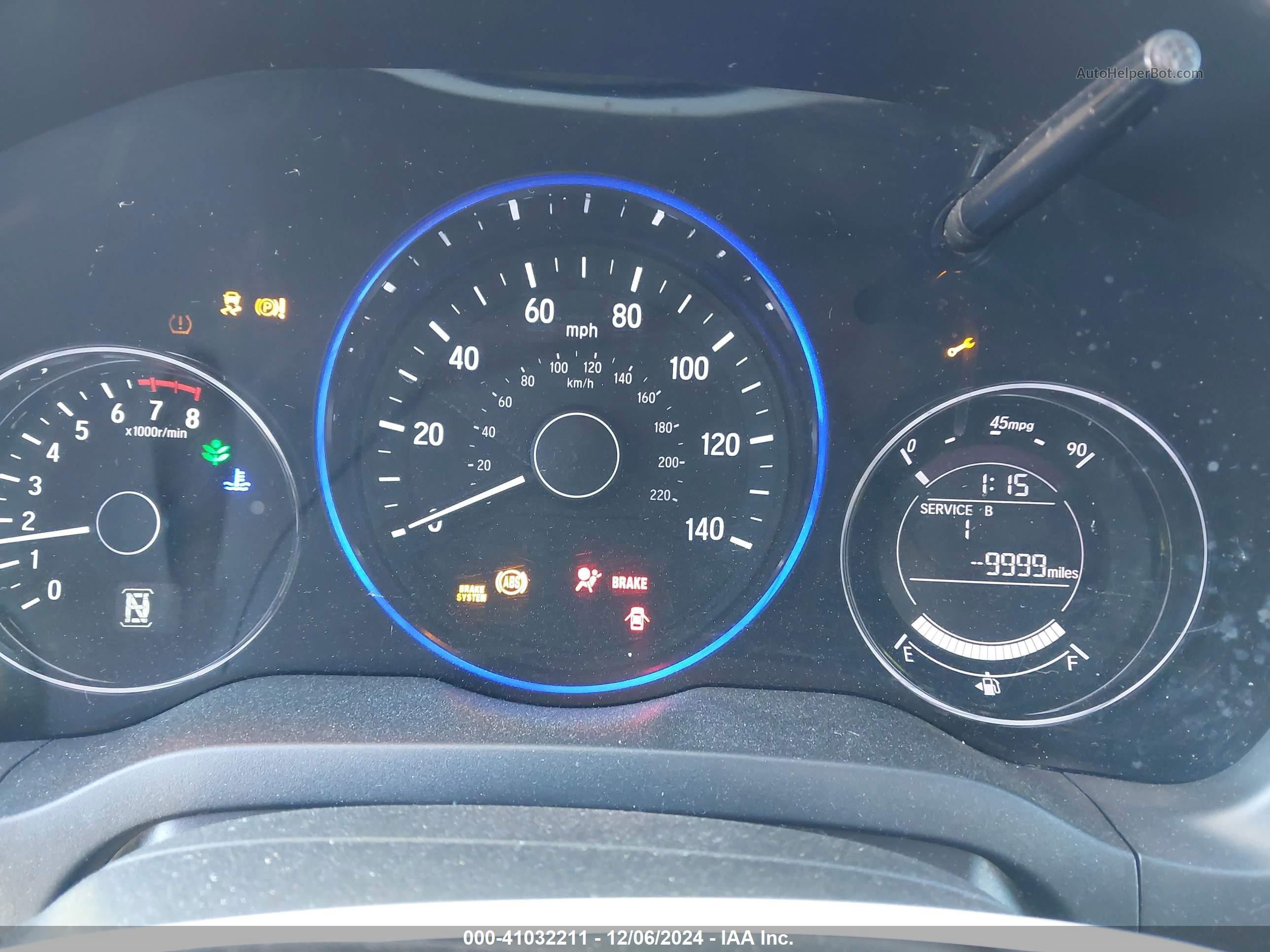 2019 Honda Hr-v Sport Серый vin: 3CZRU6H16KG708175