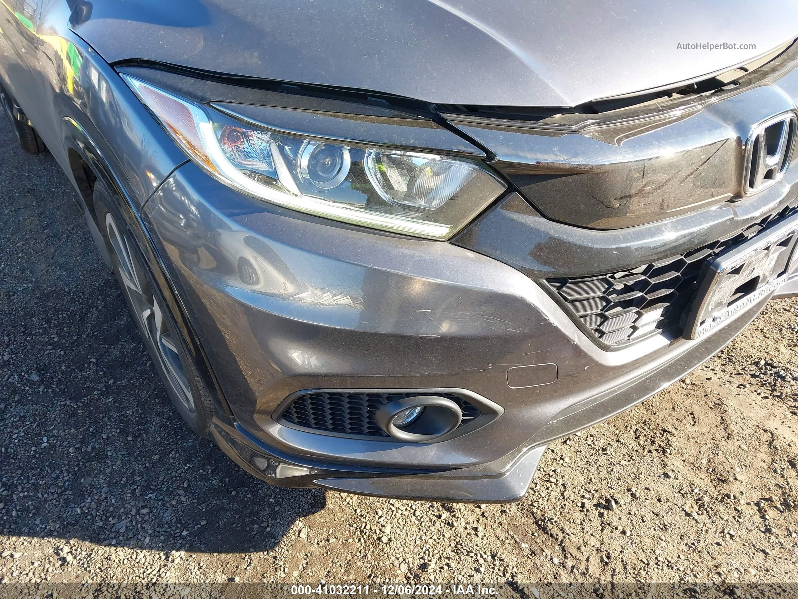 2019 Honda Hr-v Sport Серый vin: 3CZRU6H16KG708175