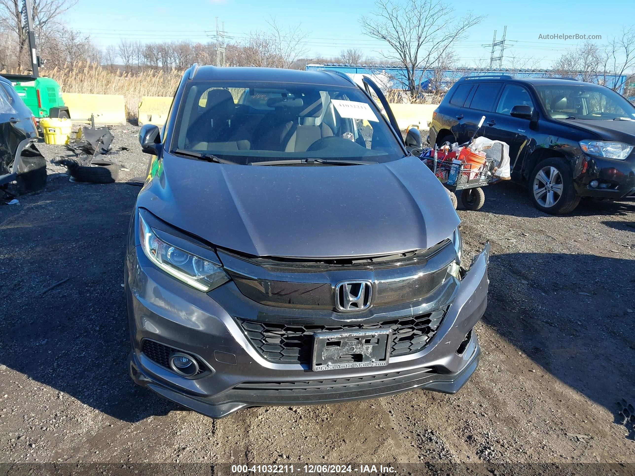 2019 Honda Hr-v Sport Серый vin: 3CZRU6H16KG708175