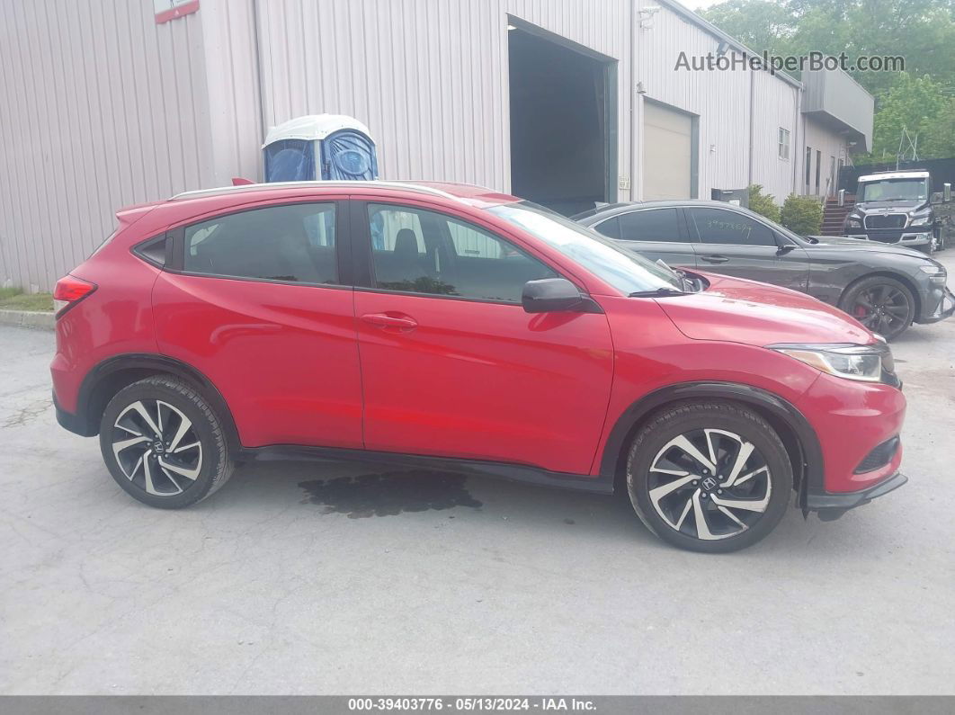 2019 Honda Hr-v Sport Red vin: 3CZRU6H16KG709018