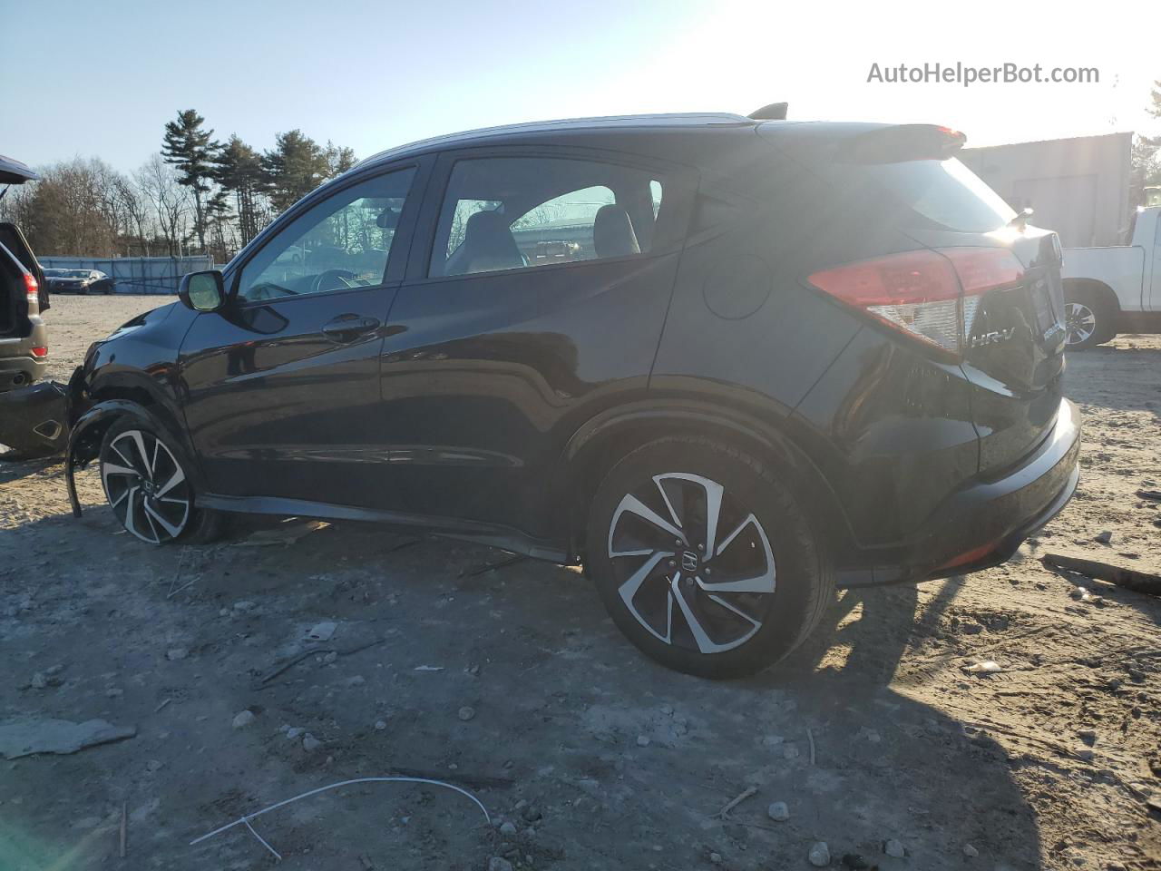 2019 Honda Hr-v Sport Черный vin: 3CZRU6H16KG717488