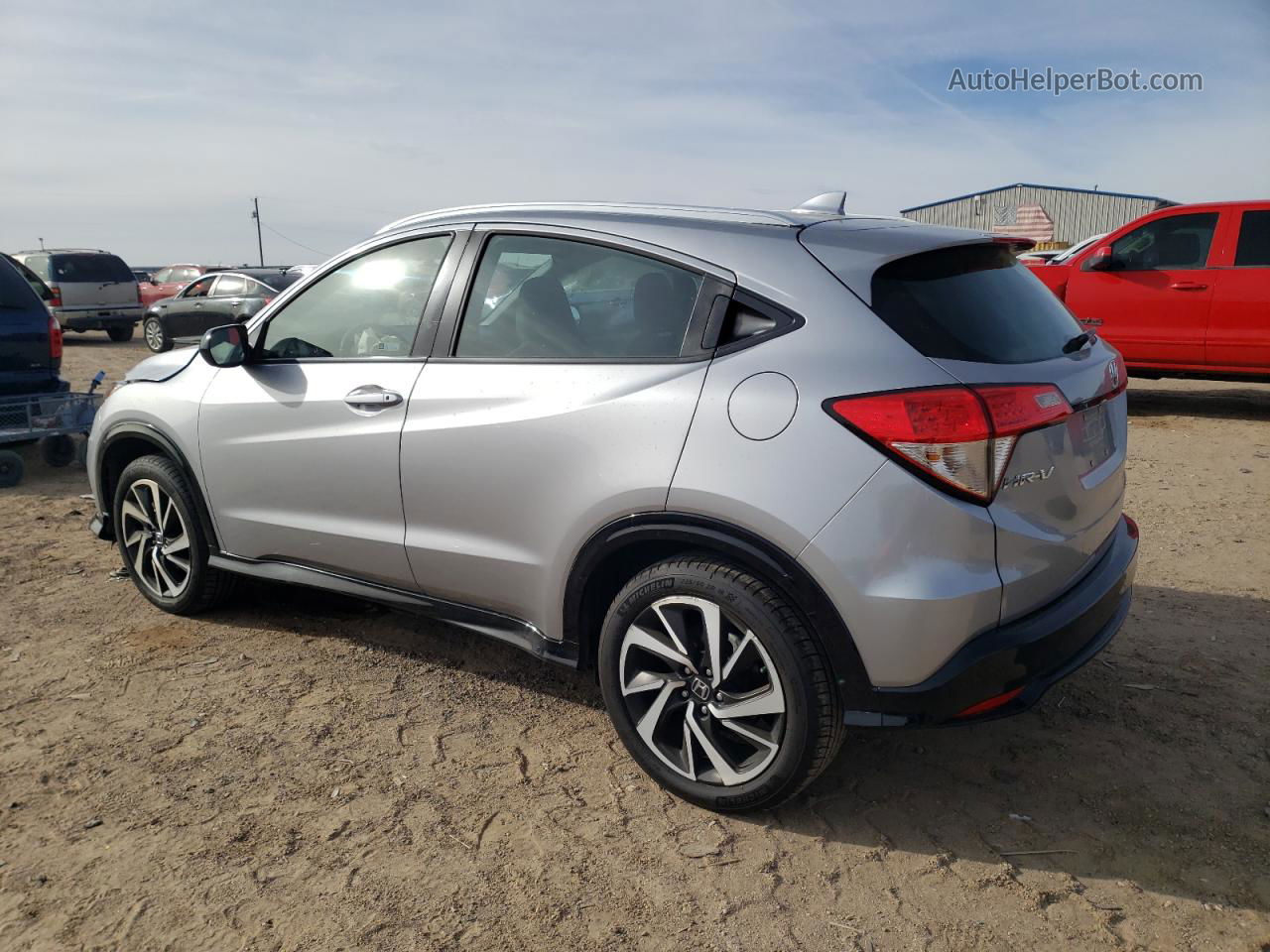 2019 Honda Hr-v Sport Silver vin: 3CZRU6H16KG728622