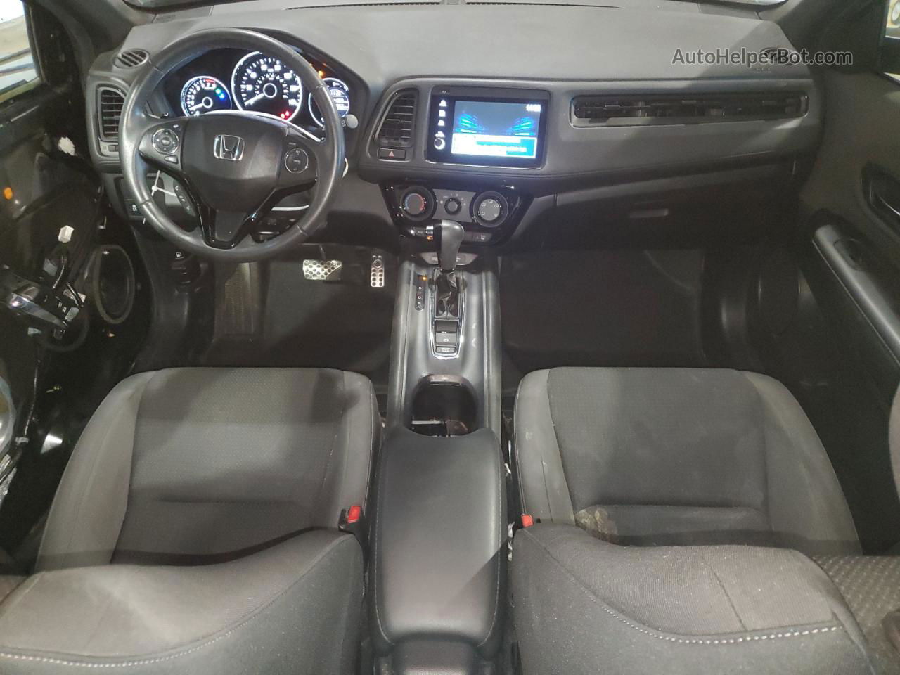 2019 Honda Hr-v Sport Black vin: 3CZRU6H16KG731200