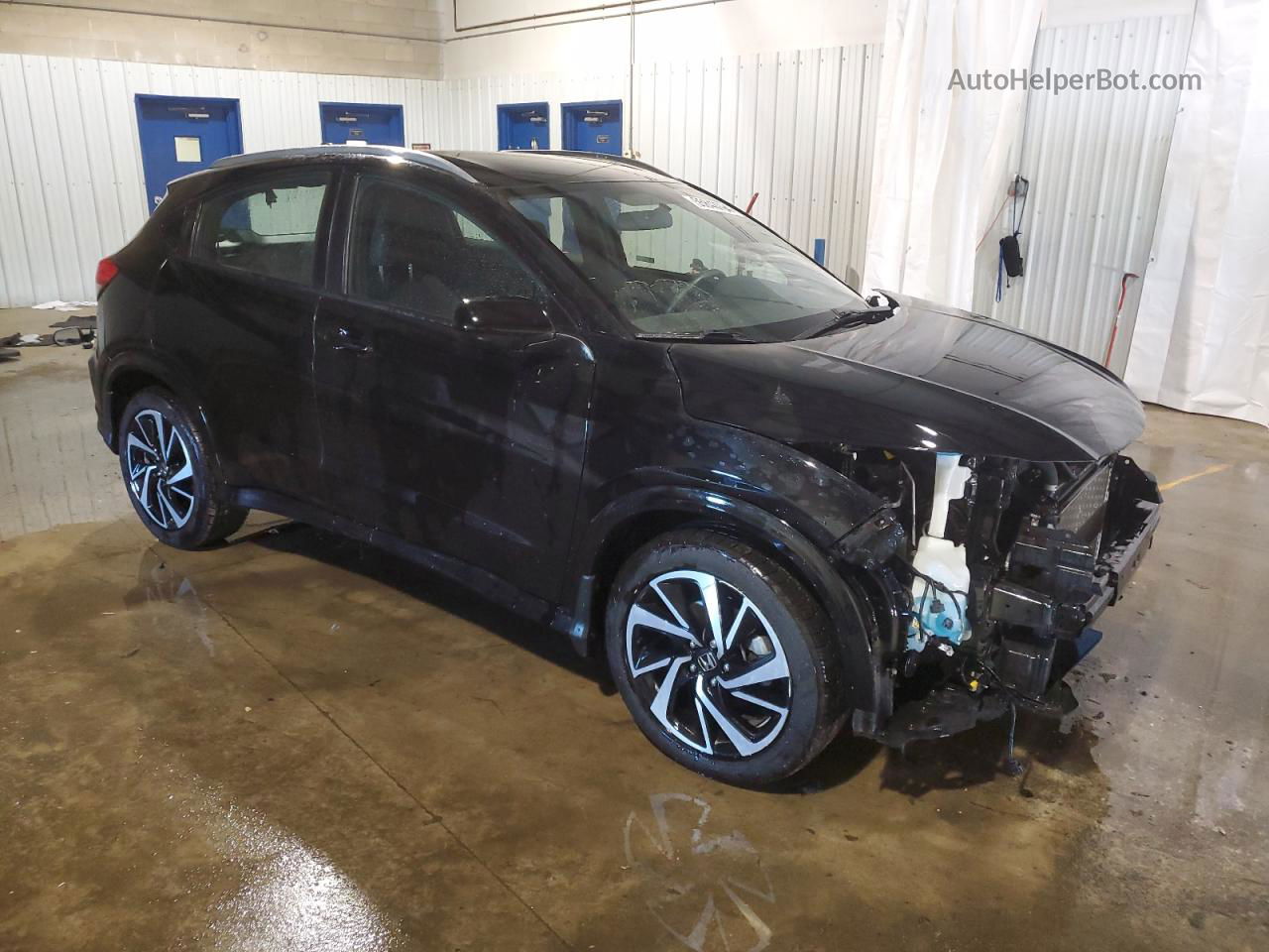 2019 Honda Hr-v Sport Black vin: 3CZRU6H16KG731200