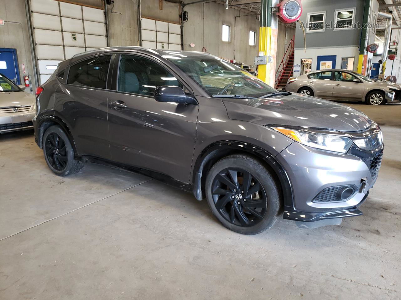 2021 Honda Hr-v Sport Gray vin: 3CZRU6H16MM718337