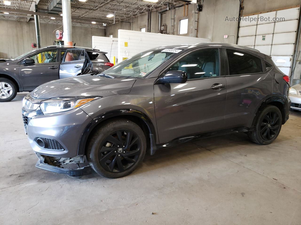 2021 Honda Hr-v Sport Gray vin: 3CZRU6H16MM718337