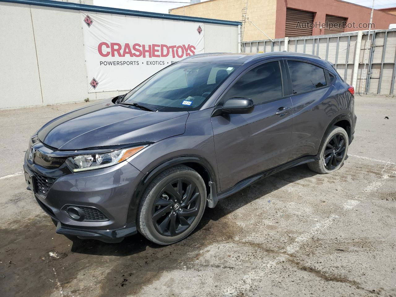 2021 Honda Hr-v Sport Gray vin: 3CZRU6H16MM730455