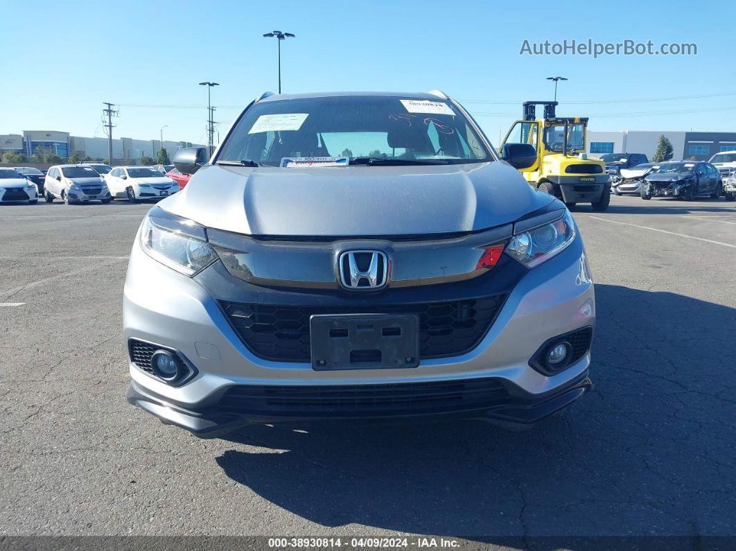 2019 Honda Hr-v Sport Silver vin: 3CZRU6H17KG703423