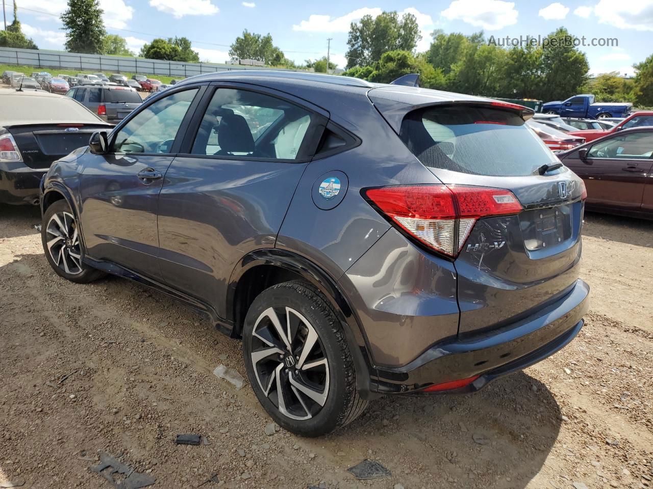 2019 Honda Hr-v Sport Gray vin: 3CZRU6H17KG713546