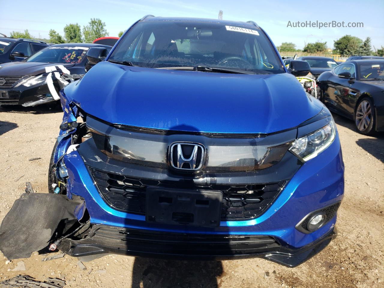 2019 Honda Hr-v Sport Синий vin: 3CZRU6H17KG718990