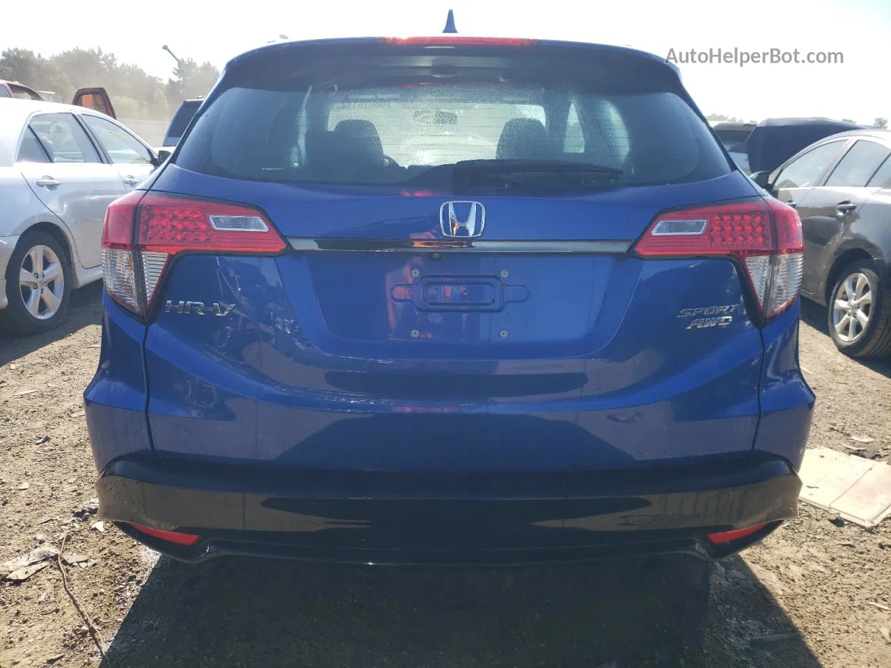 2019 Honda Hr-v Sport Blue vin: 3CZRU6H17KG718990