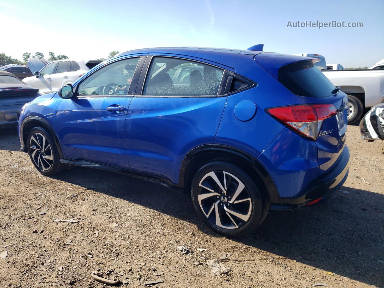 2019 Honda Hr-v Sport Blue vin: 3CZRU6H17KG718990