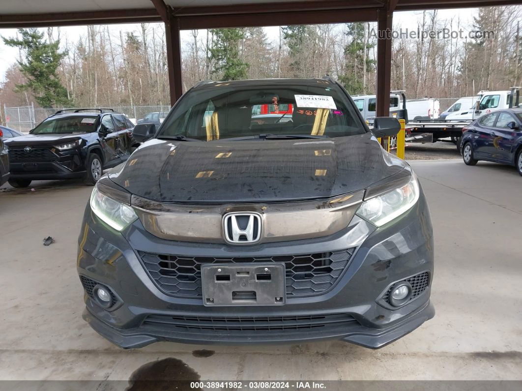 2019 Honda Hr-v Sport Black vin: 3CZRU6H17KM717968