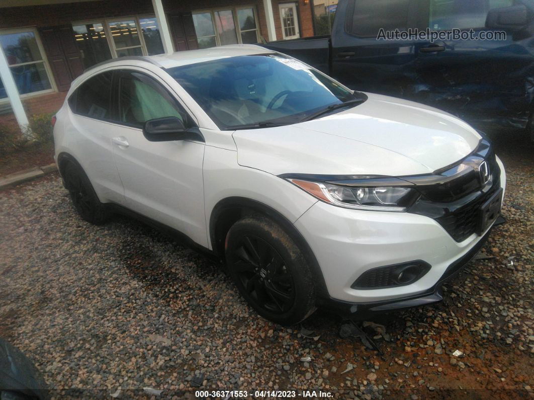 2021 Honda Hr-v Awd Sport White vin: 3CZRU6H17MM718279