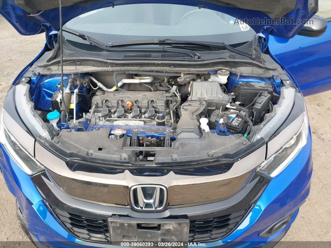 2021 Honda Hr-v Awd Sport Dark Blue vin: 3CZRU6H17MM727953