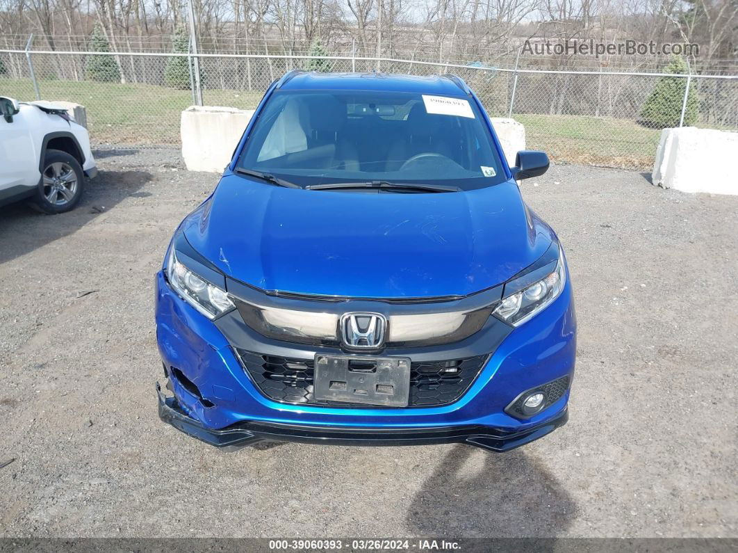 2021 Honda Hr-v Awd Sport Dark Blue vin: 3CZRU6H17MM727953