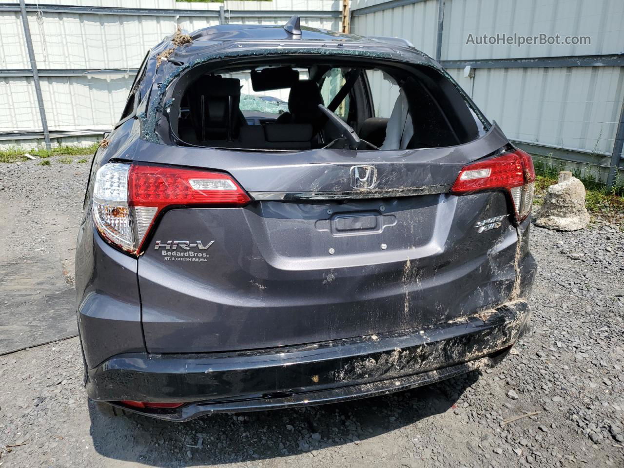 2019 Honda Hr-v Sport Gray vin: 3CZRU6H18KG705567