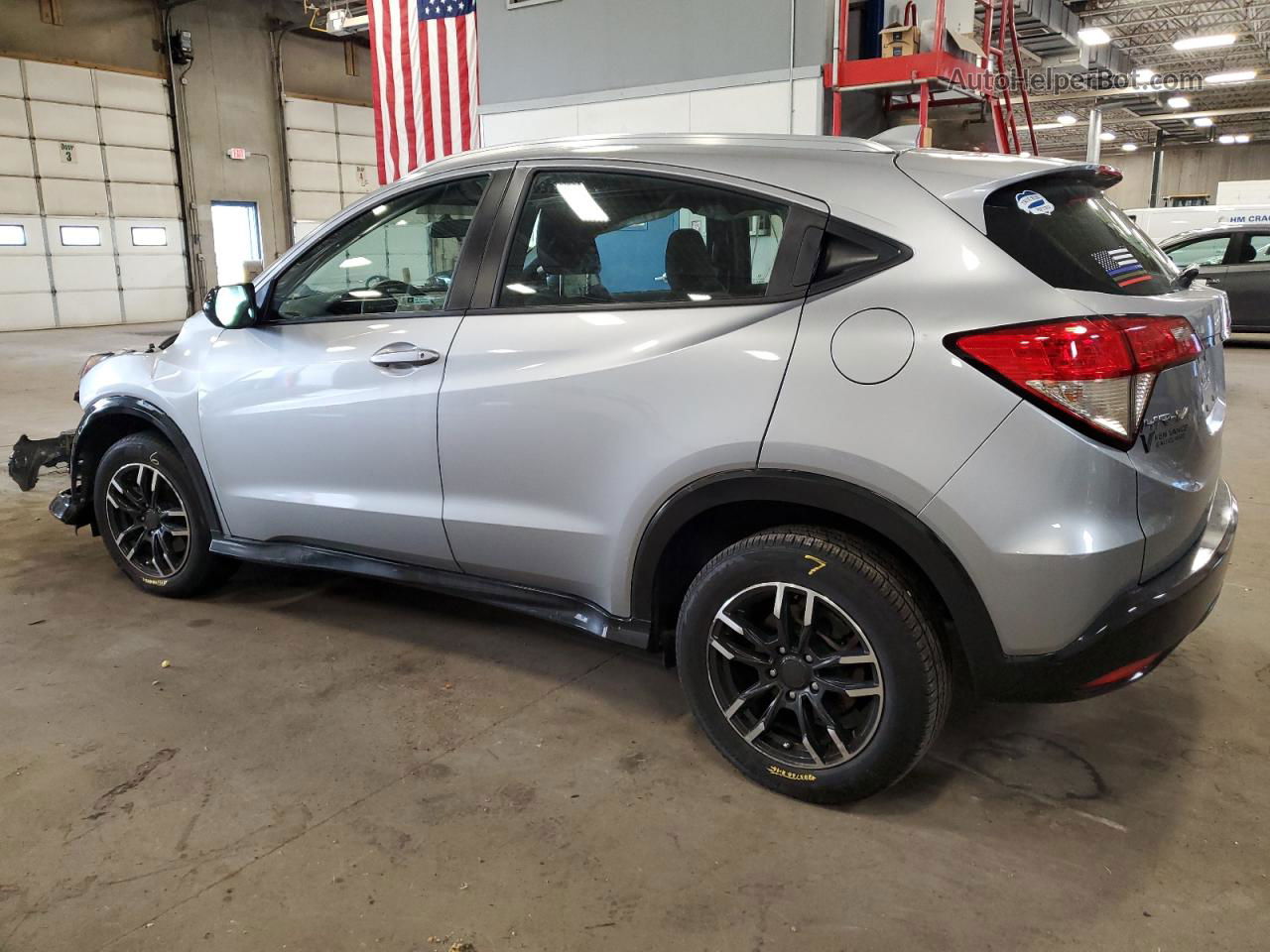 2019 Honda Hr-v Sport Silver vin: 3CZRU6H18KG705665