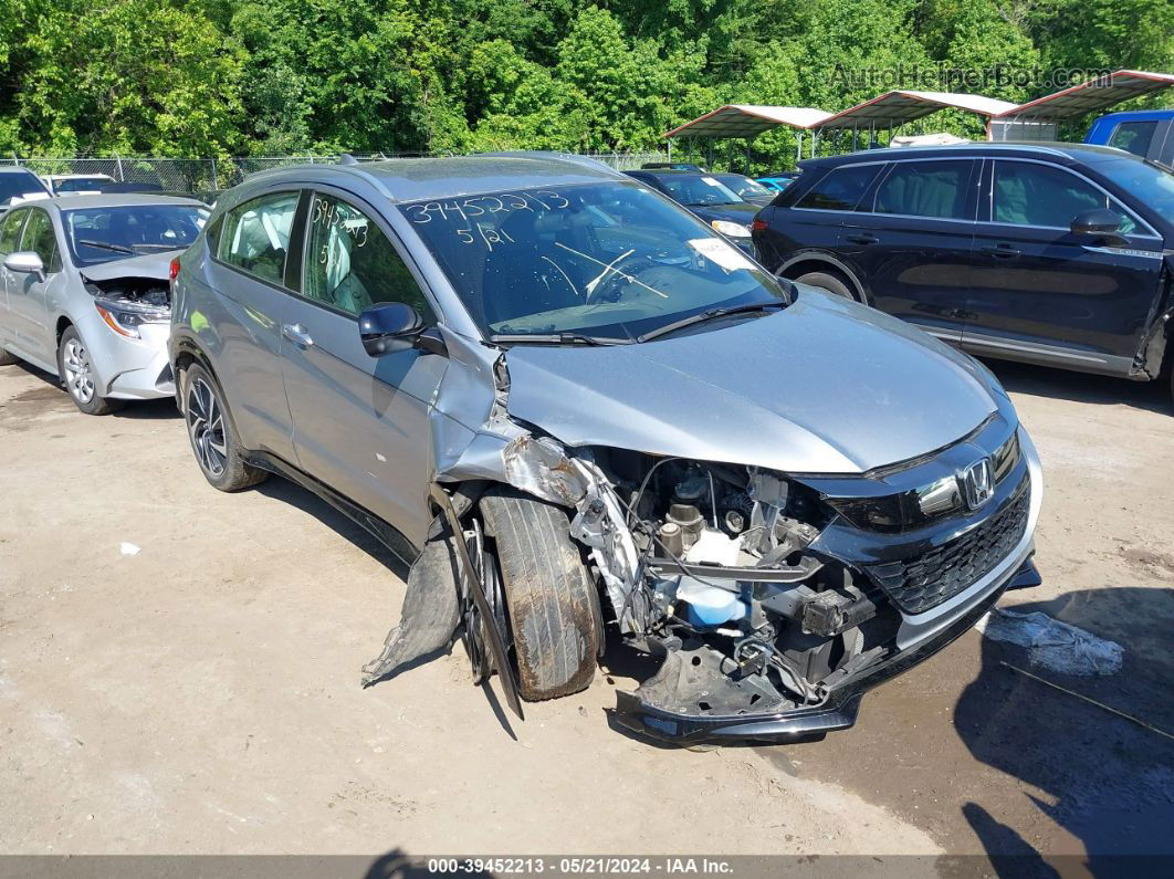 2019 Honda Hr-v Sport Silver vin: 3CZRU6H18KG709375