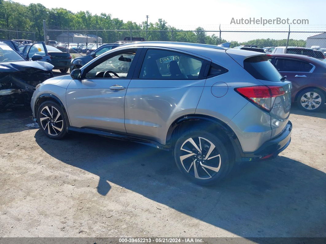 2019 Honda Hr-v Sport Silver vin: 3CZRU6H18KG709375