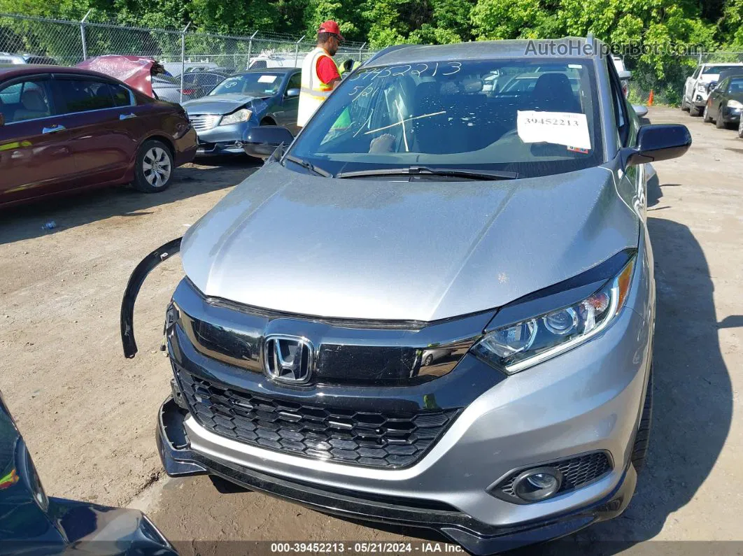 2019 Honda Hr-v Sport Silver vin: 3CZRU6H18KG709375