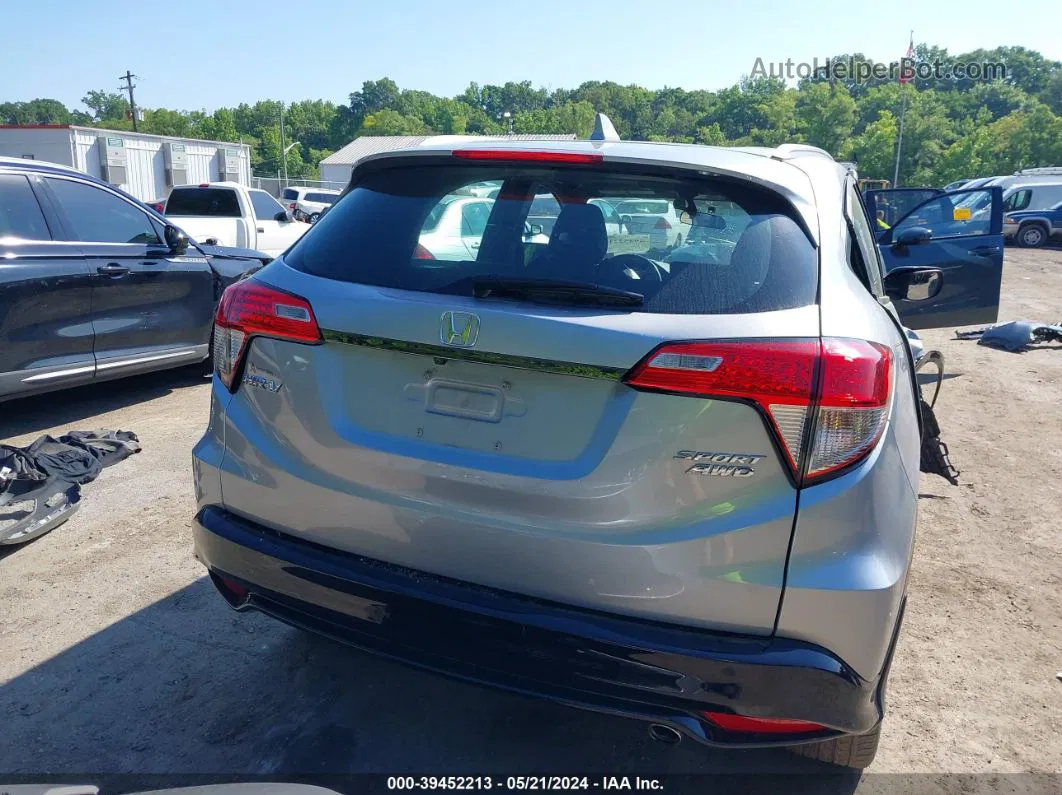 2019 Honda Hr-v Sport Silver vin: 3CZRU6H18KG709375