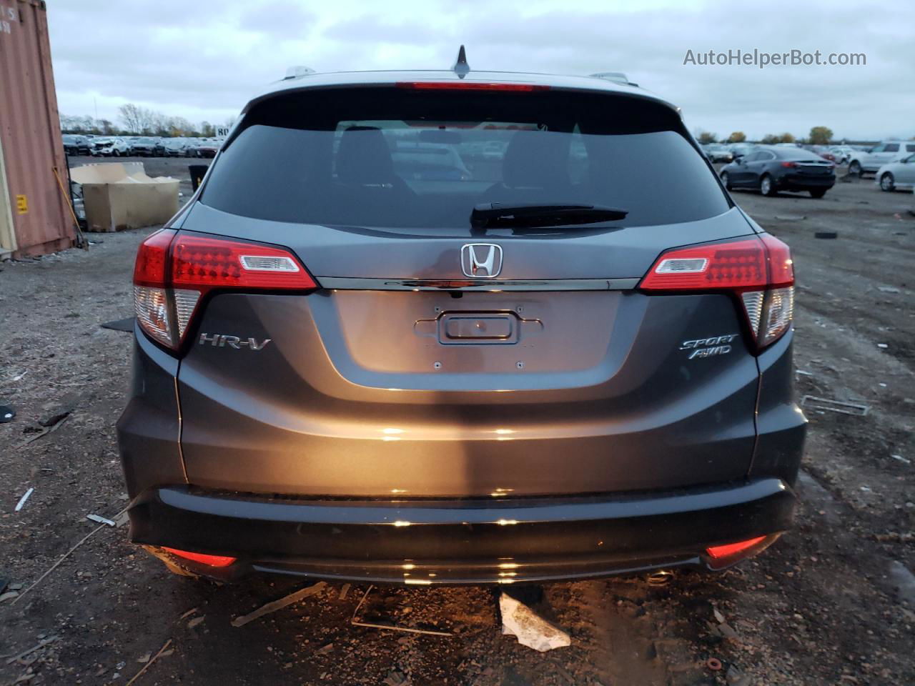 2021 Honda Hr-v Sport Gray vin: 3CZRU6H18MM754255