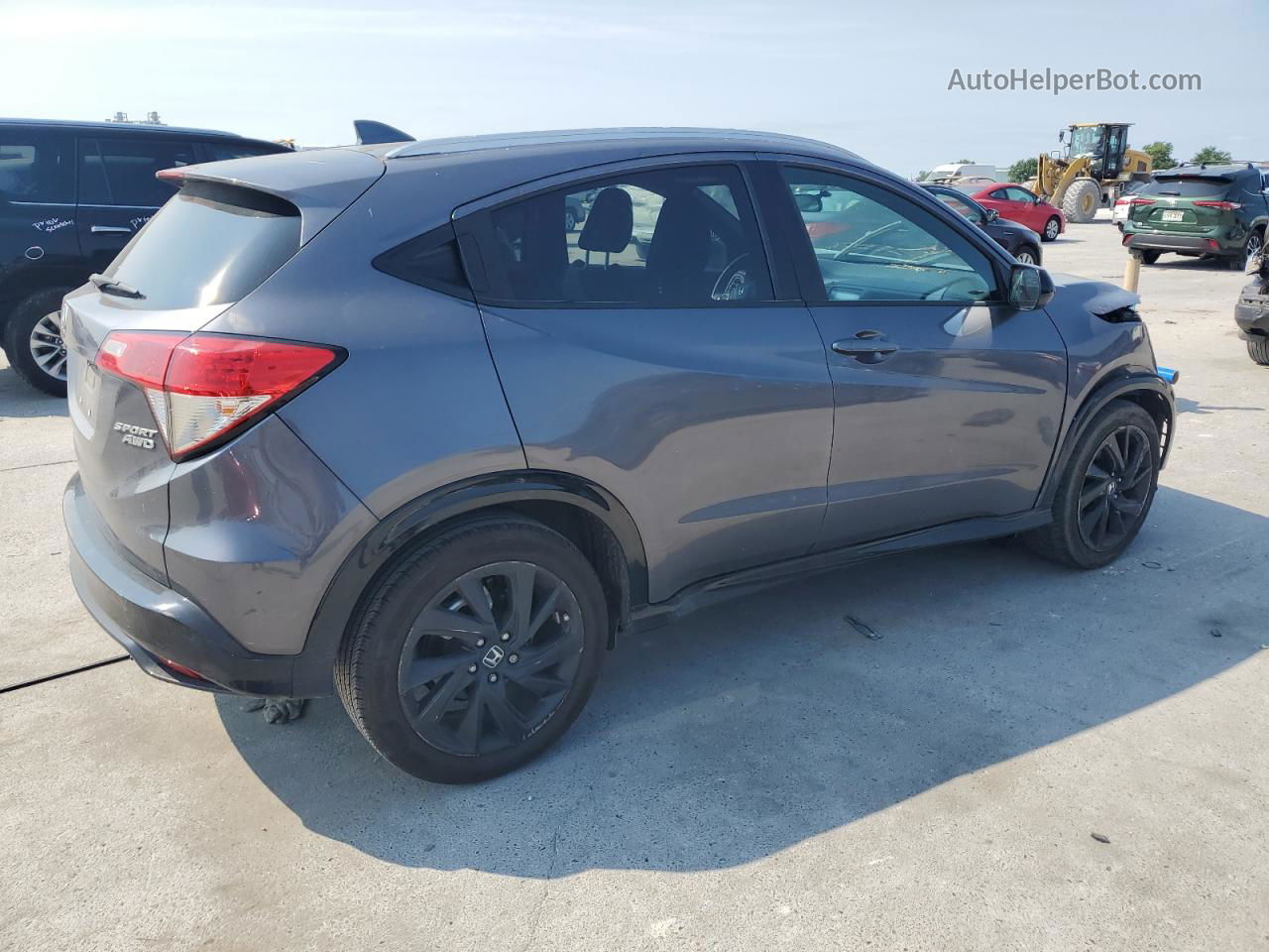 2021 Honda Hr-v Sport Silver vin: 3CZRU6H18MM754773