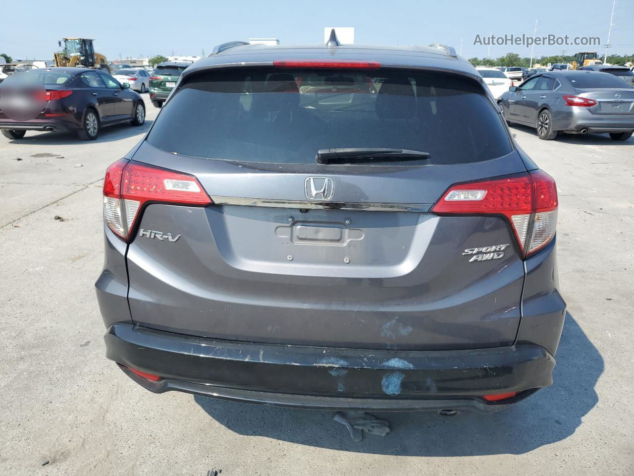 2021 Honda Hr-v Sport Silver vin: 3CZRU6H18MM754773