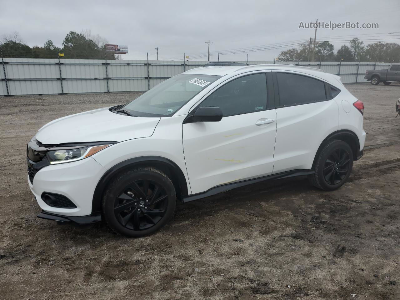 2021 Honda Hr-v Sport White vin: 3CZRU6H18MM756524