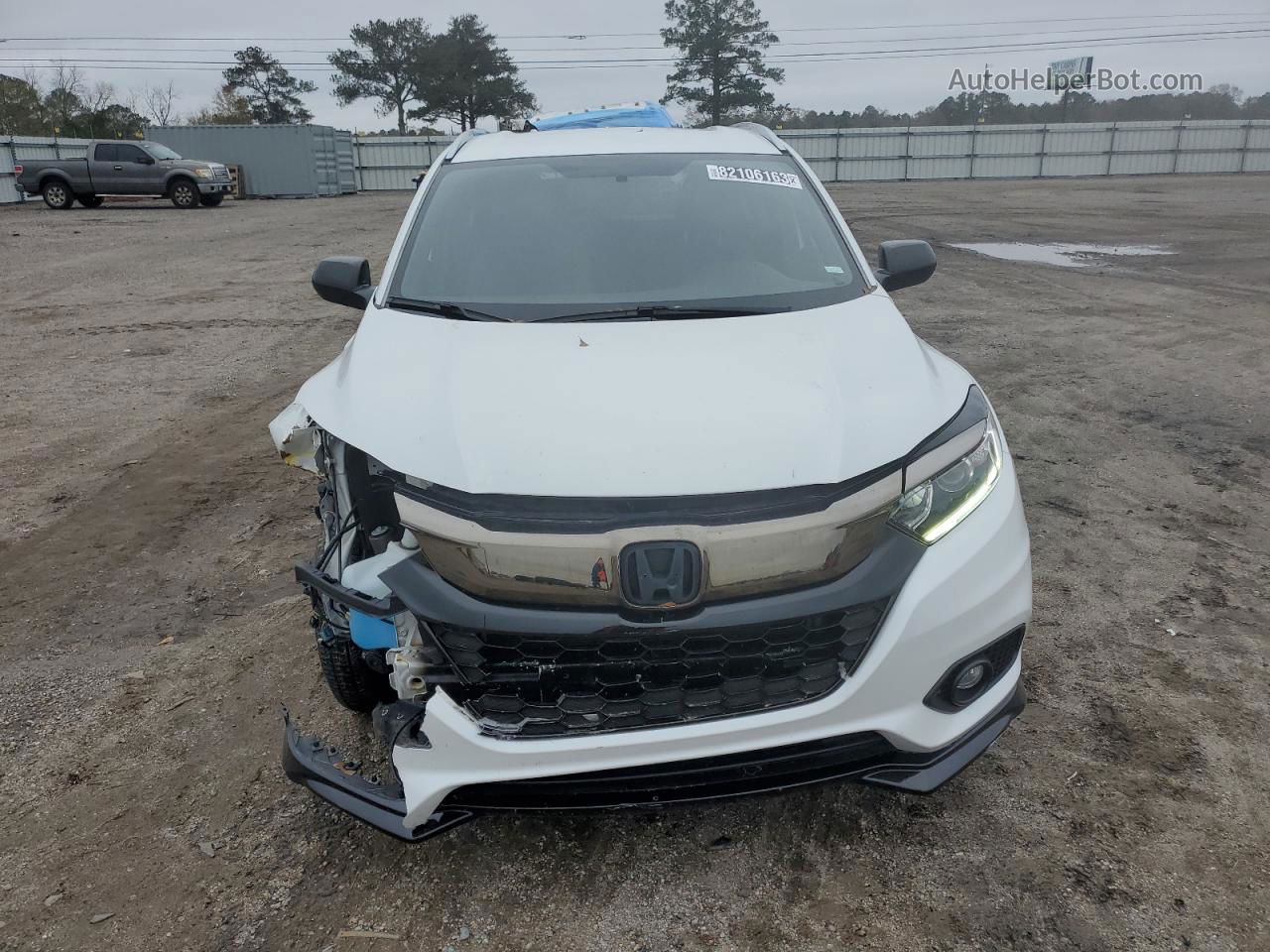 2021 Honda Hr-v Sport White vin: 3CZRU6H18MM756524