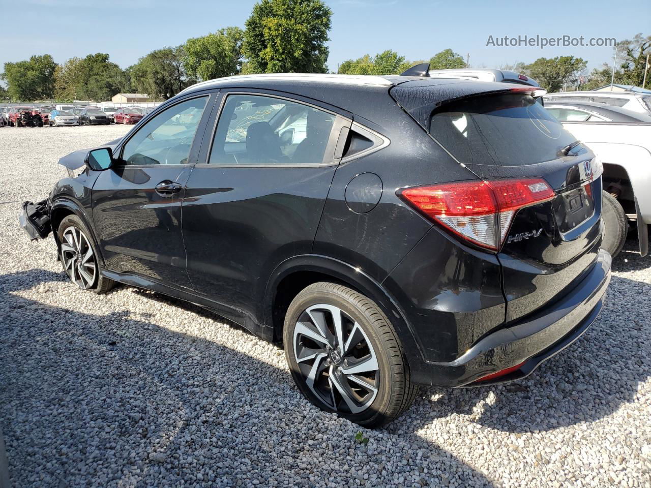 2019 Honda Hr-v Sport Black vin: 3CZRU6H19KG708963