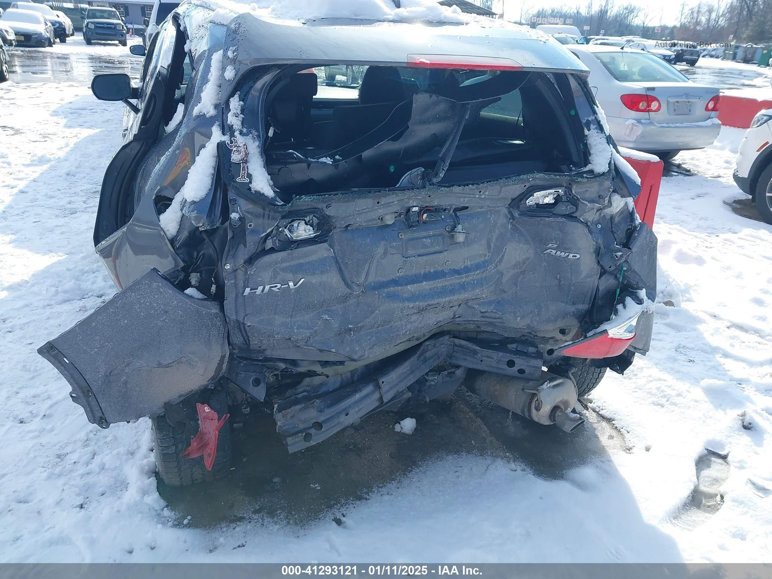 2019 Honda Hr-v Sport Gray vin: 3CZRU6H19KG714164