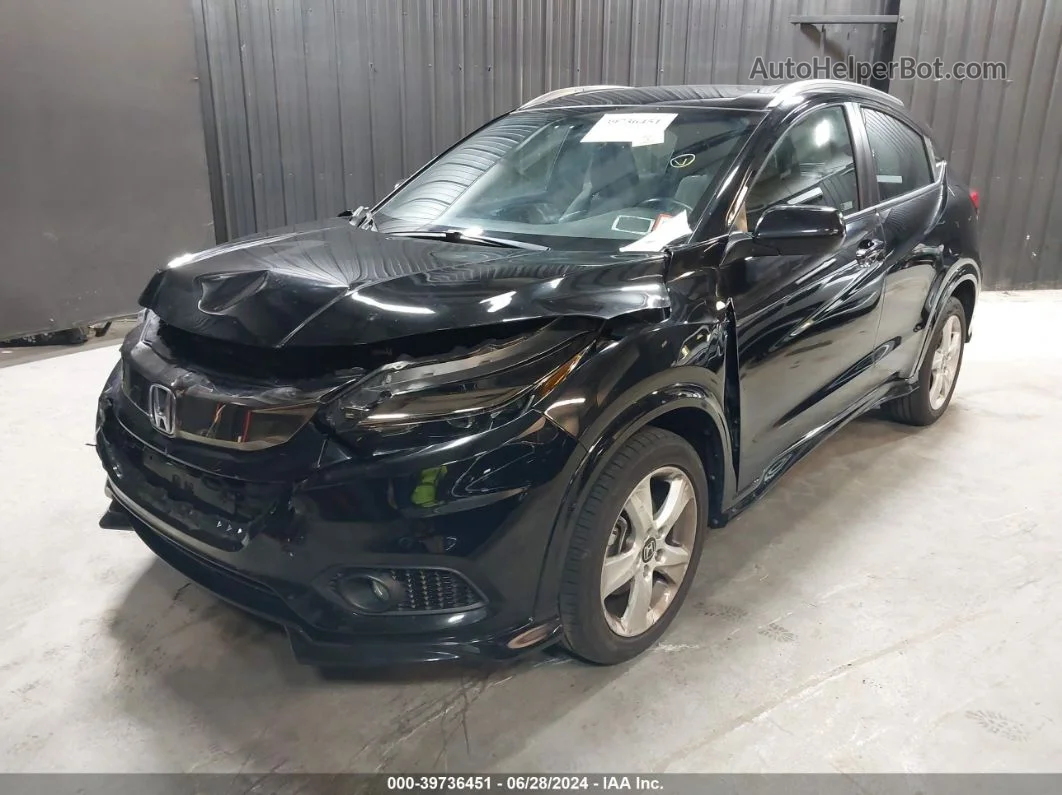 2019 Honda Hr-v Sport Black vin: 3CZRU6H19KG731207