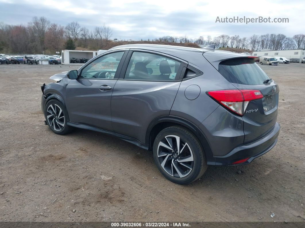 2019 Honda Hr-v Sport Gray vin: 3CZRU6H1XKG715307