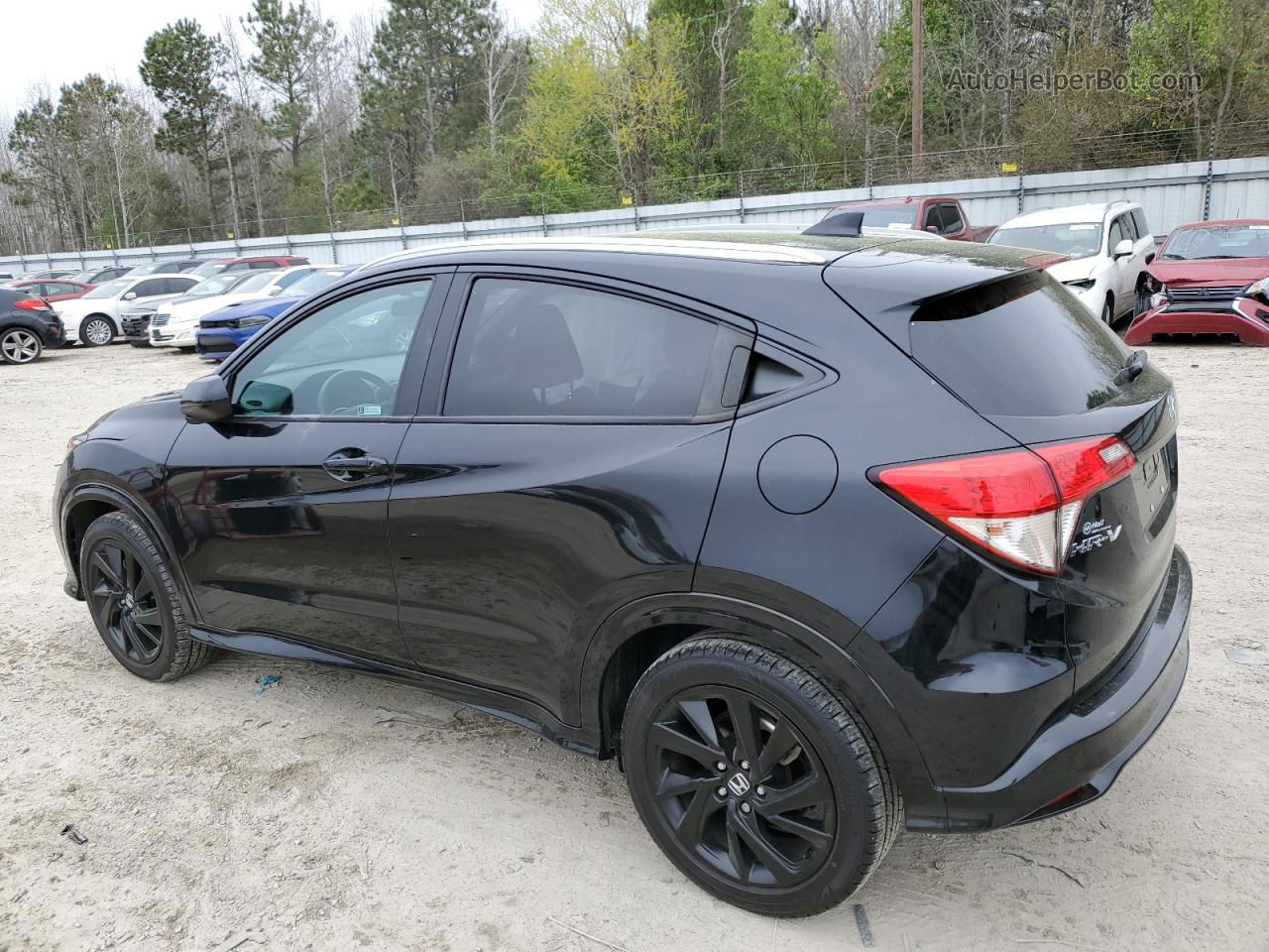 2021 Honda Hr-v Sport Black vin: 3CZRU6H1XMM719216