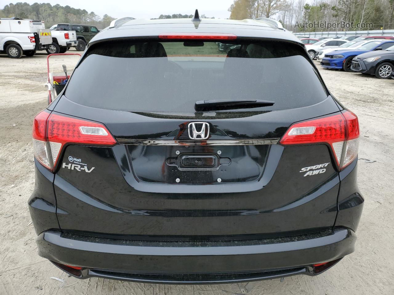 2021 Honda Hr-v Sport Черный vin: 3CZRU6H1XMM719216