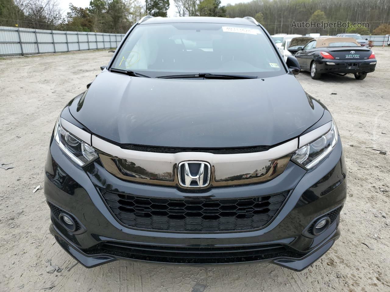 2021 Honda Hr-v Sport Черный vin: 3CZRU6H1XMM719216