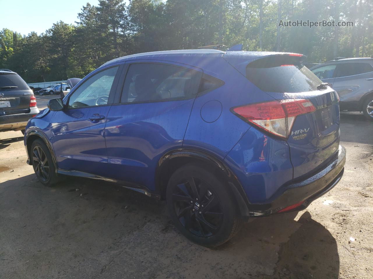 2021 Honda Hr-v Sport Blue vin: 3CZRU6H1XMM728675