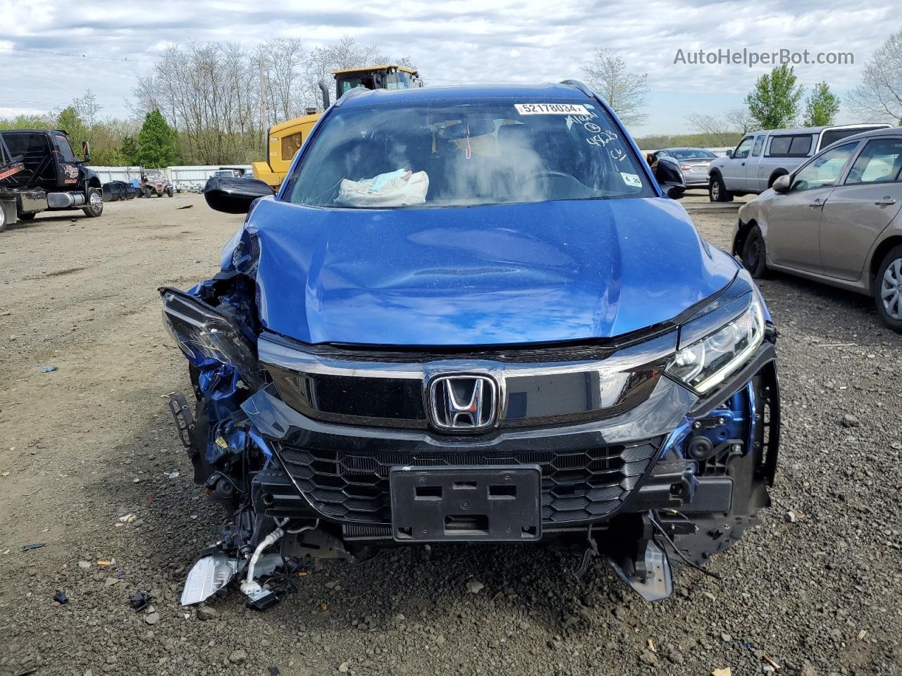 2021 Honda Hr-v Sport Blue vin: 3CZRU6H1XMM745623