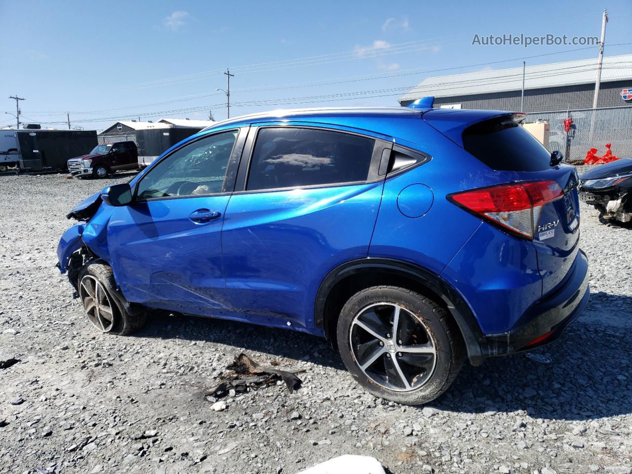 2019 Honda Hr-v Sport Blue vin: 3CZRU6H20KM100873