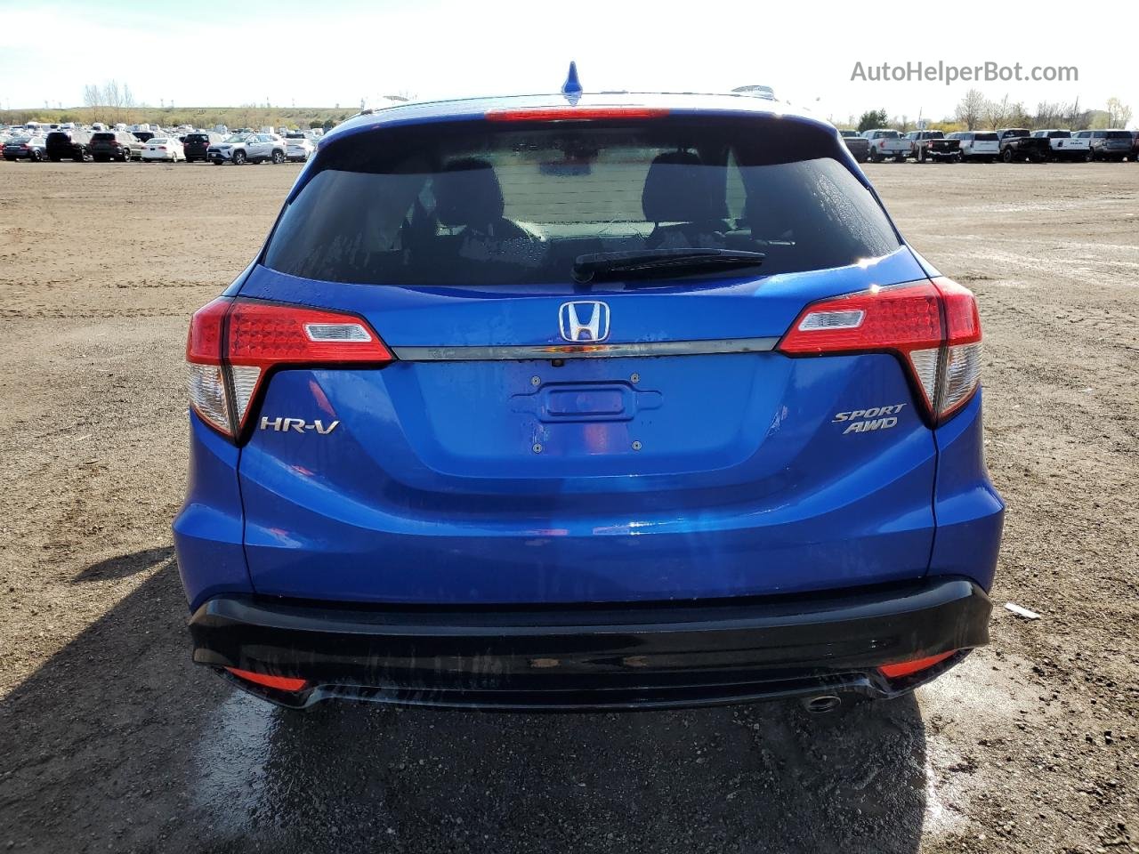 2019 Honda Hr-v Sport Blue vin: 3CZRU6H21KM106472