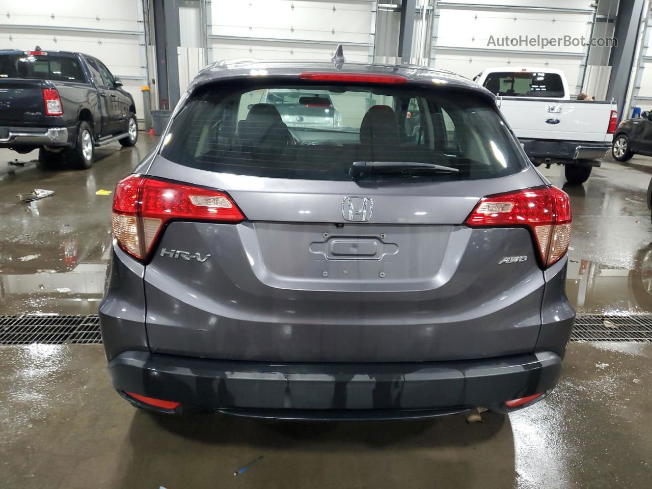 2016 Honda Hr-v Lx Gray vin: 3CZRU6H30GM721871