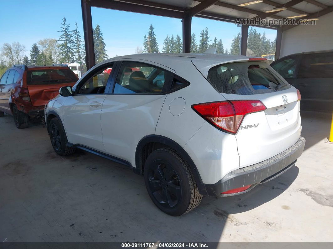 2016 Honda Hr-v Lx White vin: 3CZRU6H30GM755079