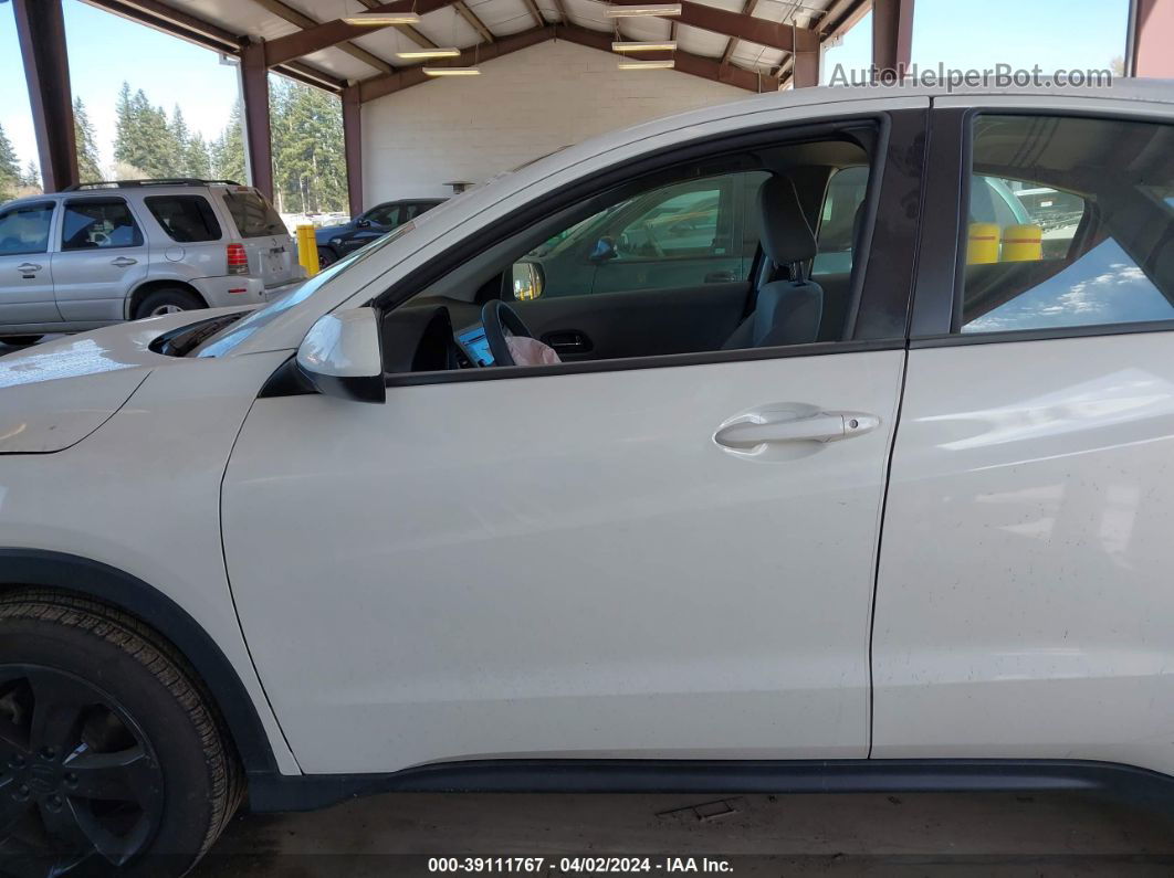 2016 Honda Hr-v Lx White vin: 3CZRU6H30GM755079