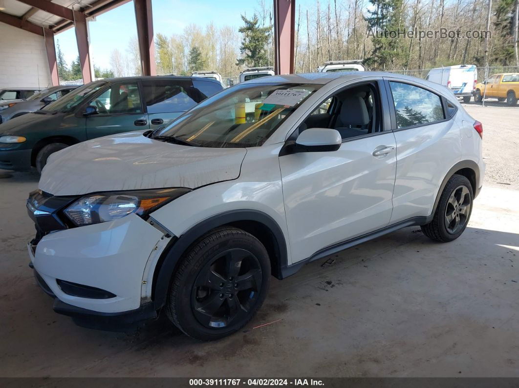 2016 Honda Hr-v Lx White vin: 3CZRU6H30GM755079