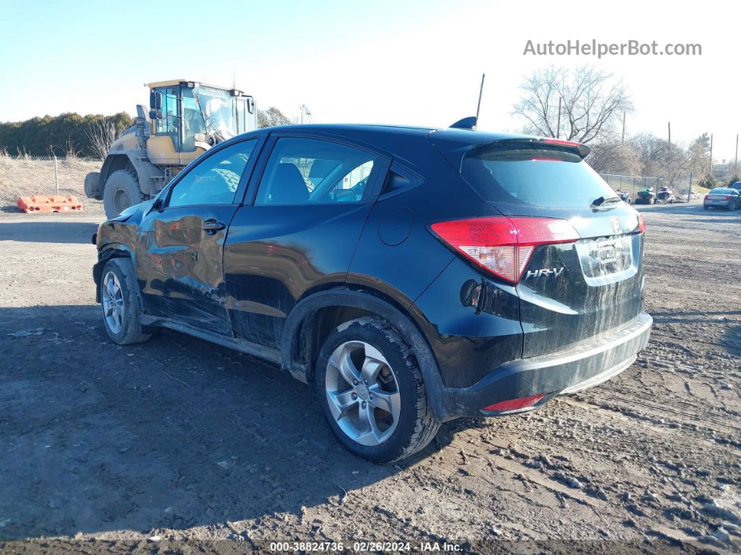 2017 Honda Hr-v Lx Black vin: 3CZRU6H30HG706125