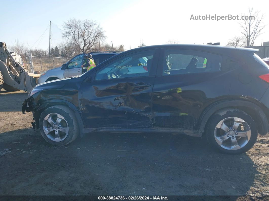 2017 Honda Hr-v Lx Black vin: 3CZRU6H30HG706125