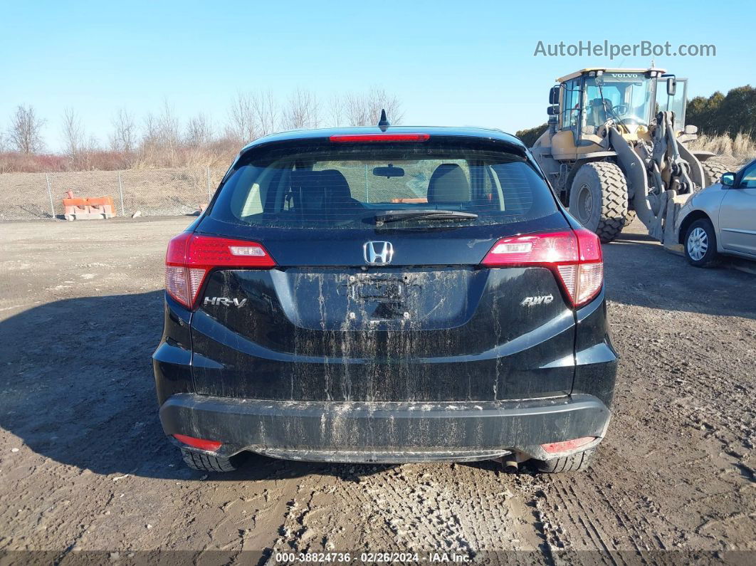 2017 Honda Hr-v Lx Black vin: 3CZRU6H30HG706125